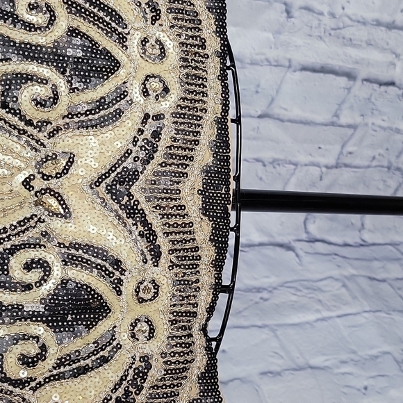 FOREVER 21 Beaded and Sequined Mini Skirt‎ Small - Picture 3 of 6